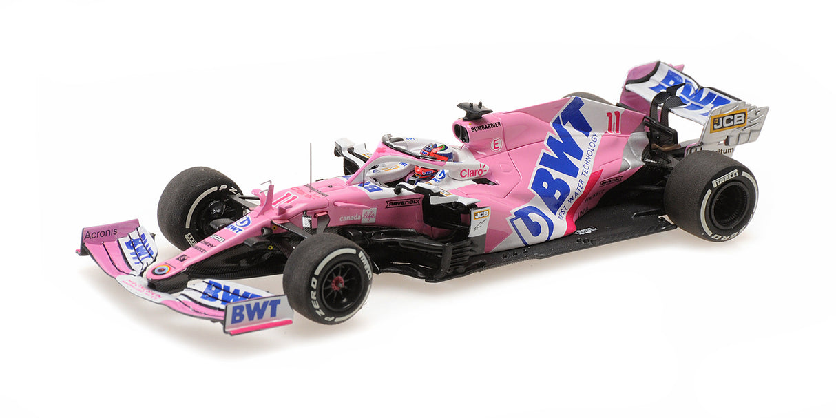 Minichamps Die Cast Collectables - 1:43 BWT Racing Point F1 Team Mercedes RP20 - S.Perez - Win Sakhir GP 2020