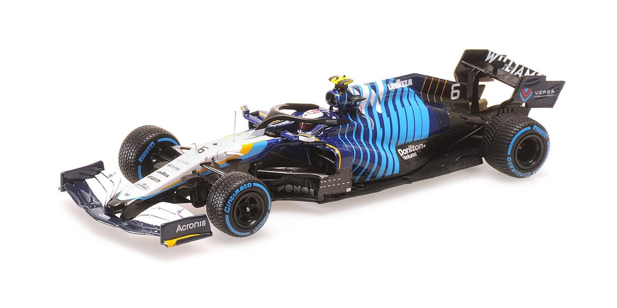 Minichamps Die Cast Collectables - 1:43 Williams Racing Mercedes FW43B - Nicholas Latifi - Belgian GP 2021