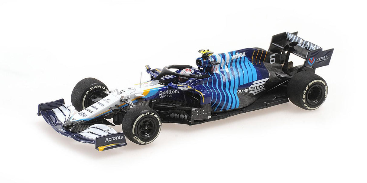 Minichamps Die Cast Collectables - 1:43 Williams Racing Mercedes FW43B - Nicholas Latifi- Saudi Arabian GP 2021