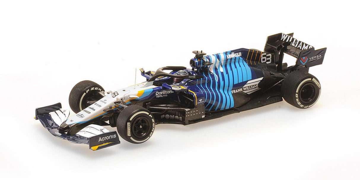 Minichamps Die Cast Collectables - 1:43 Williams Racing Mercedes FW43B - George Russell - Saudi Arabian GP 2021