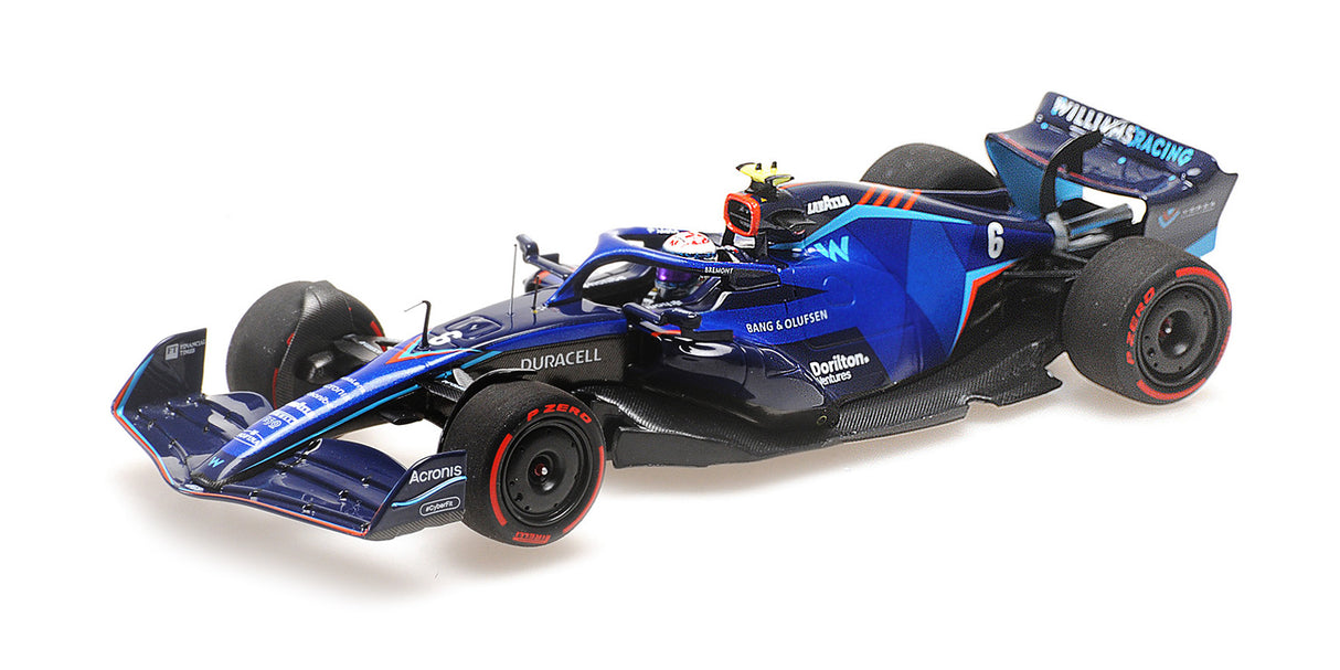 Minichamps Die Cast Collectables - 1:43 Williams Racing FW44 - Nicholas Latifi - Bahrain GP 2022