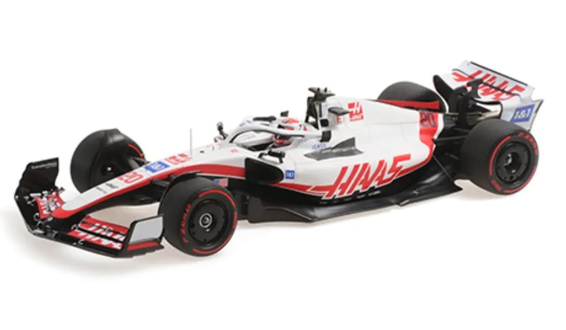 Minichamps Die Cast Collectables - 1:43 Haas F1 Team VF-22 - Kevin Magnussen - Bahrain GP 2022