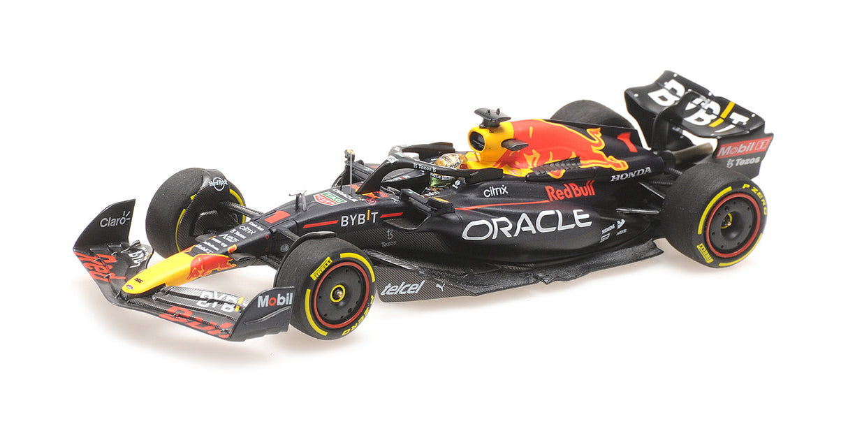 Minichamps Die Cast Collectables - 1:43 Oracle Red Bull Racing RB18 - Max Verstappen - Winner Mexican GP 2022