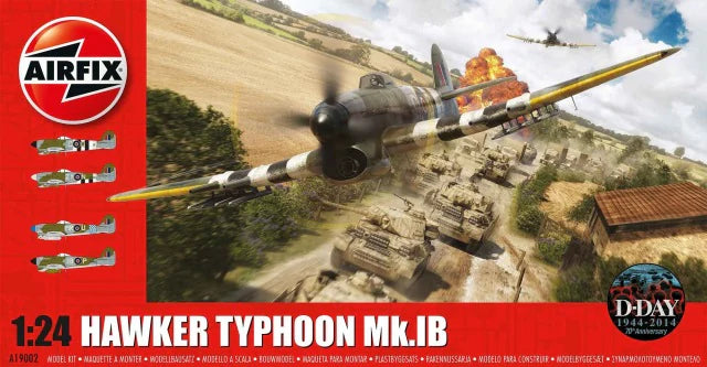 Airfix 1/24 Hawker Typhoon Mk.IB Kit A19002 - D-Day 1944-2014 Boxing