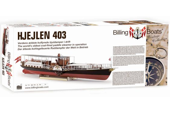 Billings S/S Hjejlen Steamer 1:32 Kit 428697