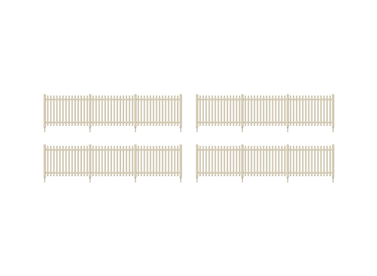 SR Precast Concrete Pale Fencing