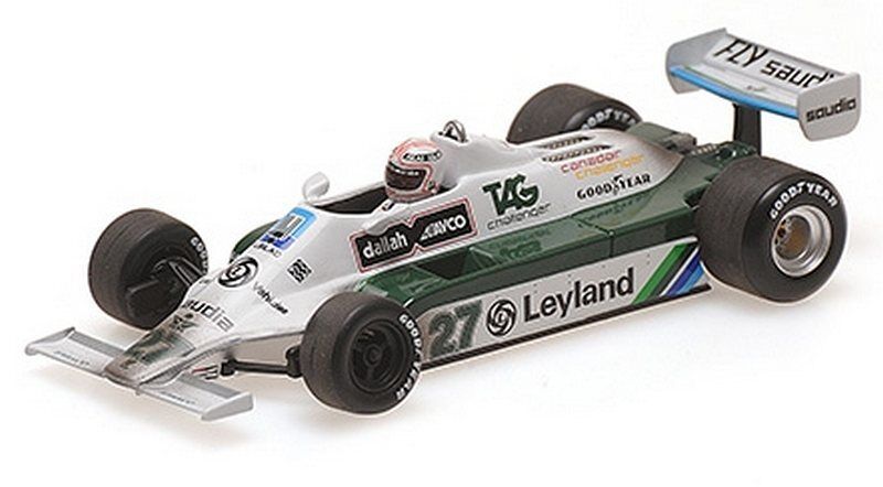 Minichamps Die Cast Collectables - 1:43 Williams Ford FW 07B Alan Jones - World Champion 1980 - Dirty Version