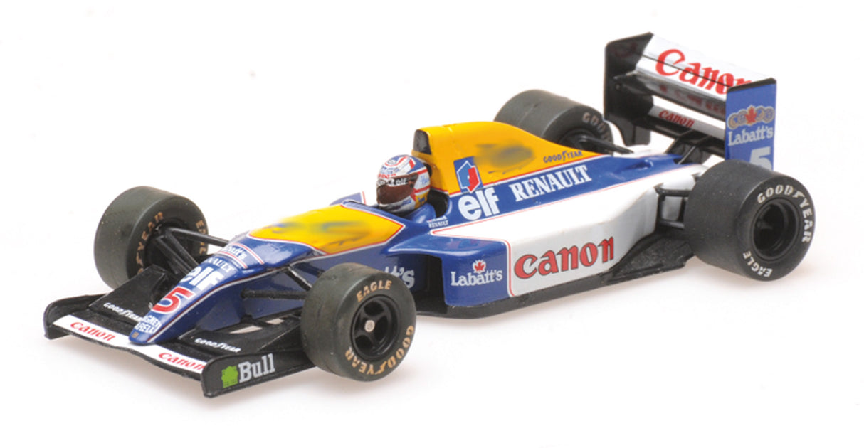Minichamps Die Cast Collectables - 1:43 Williams Renault FW 14 - Nigel Mansell - World Champion 1992 - Dirty Version