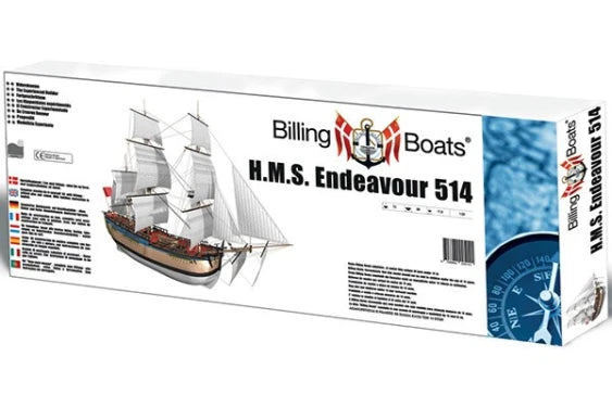 Billing Boats BB514 1:50 HMS Endeavour -Wooden hull Kit 437173