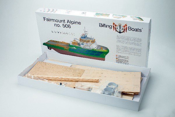 Billing Boats BB506 1:75 - Fairmount Alpine -Wooden hull Kit 439901