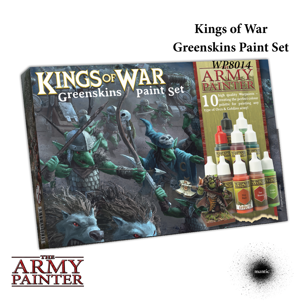 WP8014P KINGS OF WAR GREENSKINS PAINT SET