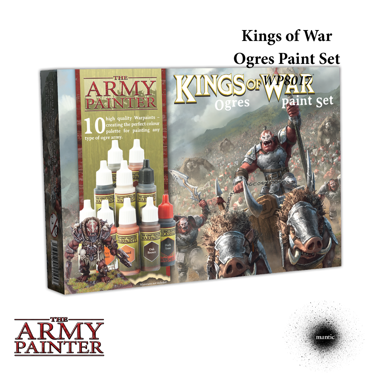 WP8017P KINGS OF WAR OGRES PAINT SET