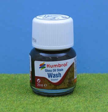AV0209 HUMBROL ENAMEL WASH OIL STAIN Gloss 28ML