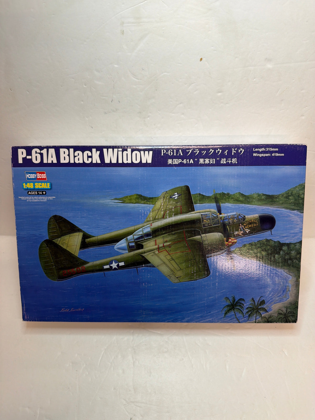 Hobbyboss Plastic Model Kit Northrop P-61A Black Widow — 1:48