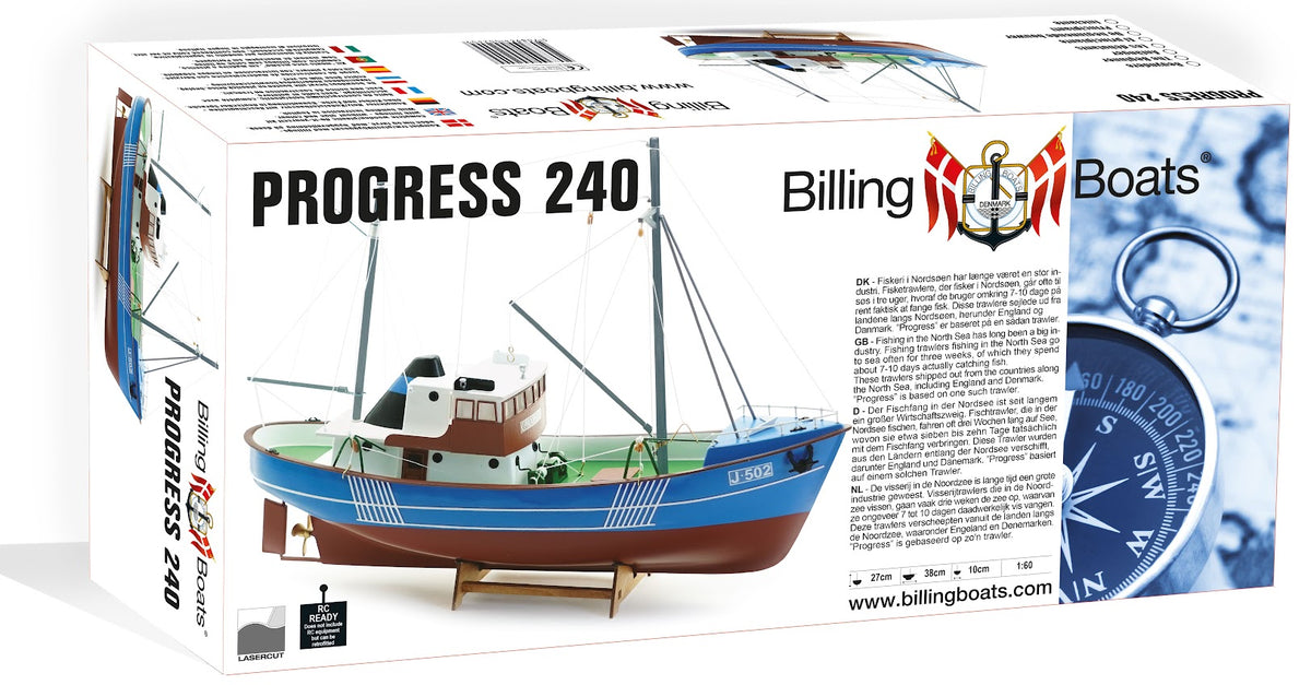 Billing Boats 1:60 Progress Kit - plastic hull 461035 (B240)