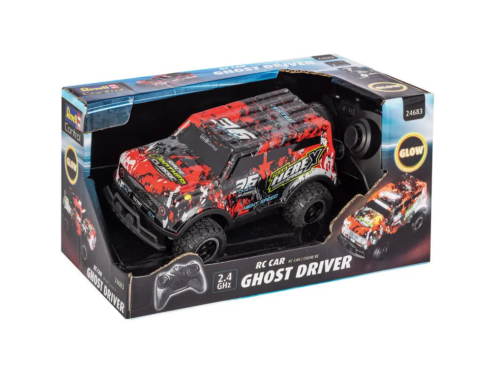 Revell Ready Run Ghost Driver RC Car - Red 24683