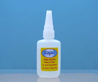 EXPO 50G STD GRD SUPER GLUE OVAL BOTTLE