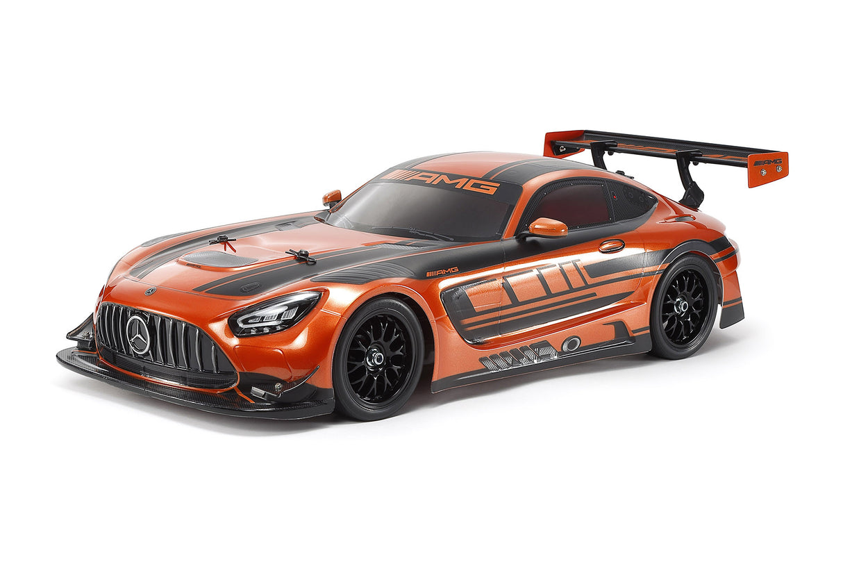 Tamiya Mercedes-AMG GT3 Evo (TT-02) With Painted Orange Body 47519