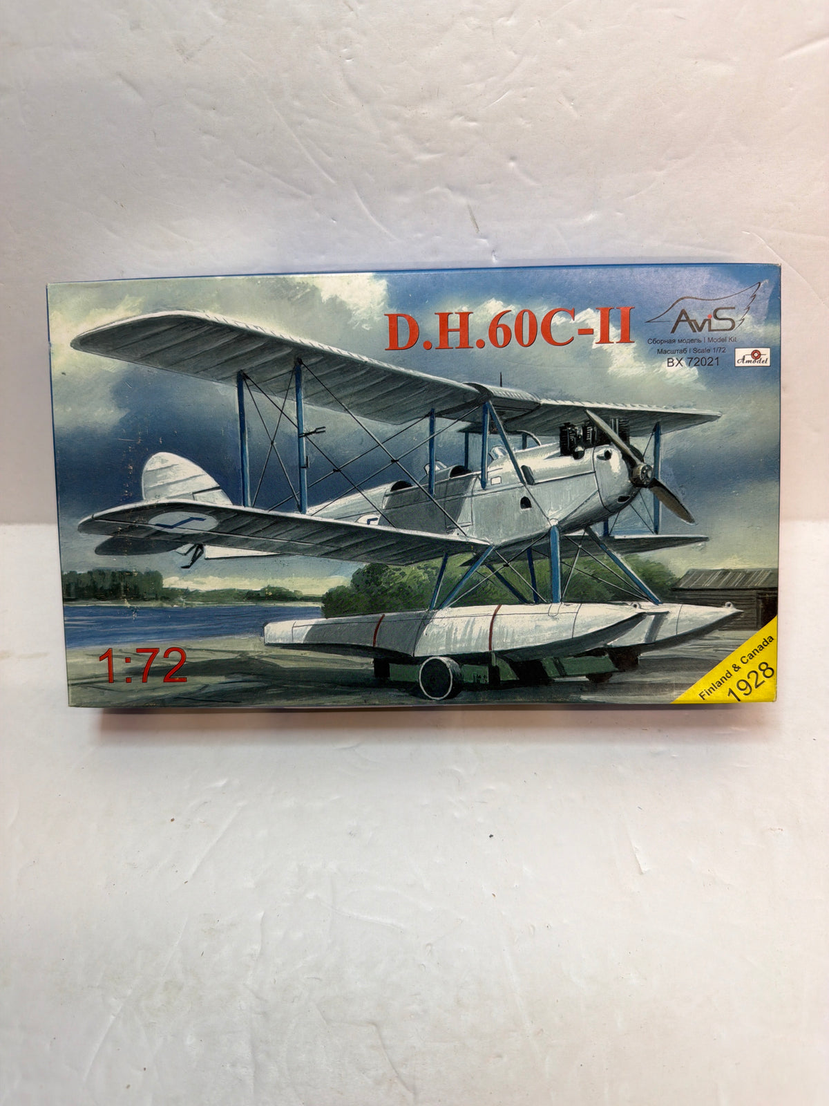 AviS de Havilland DH.60C-II Floatplane 1/72 AV72021 Plastic Model Kit Vintage