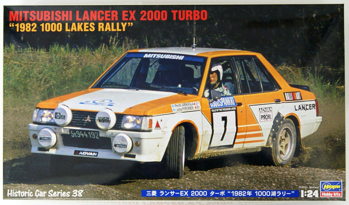 Hasegawa 1:24 Mitsubishi Lancer EX 2000 Turbo 1982 1000 Lakes Rally Kit HMCC38