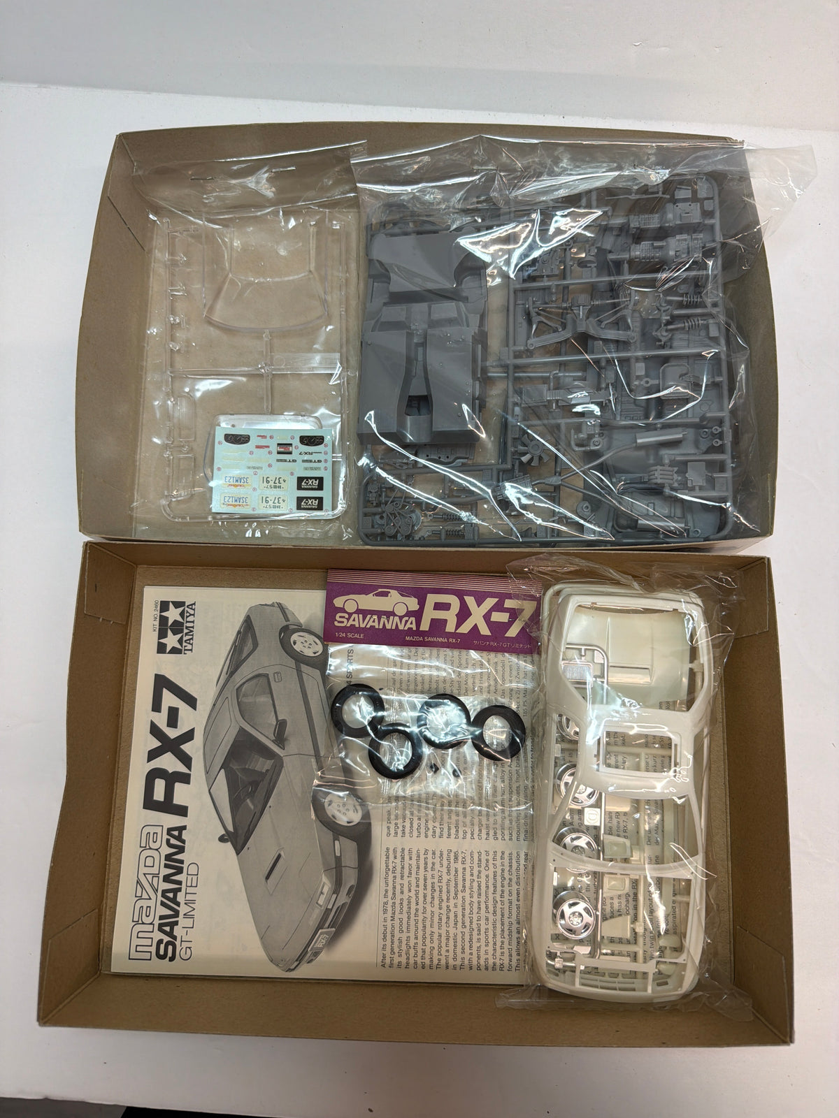 Tamiya plastic kit car Savanna RX-7 GT-Limited 1/24
