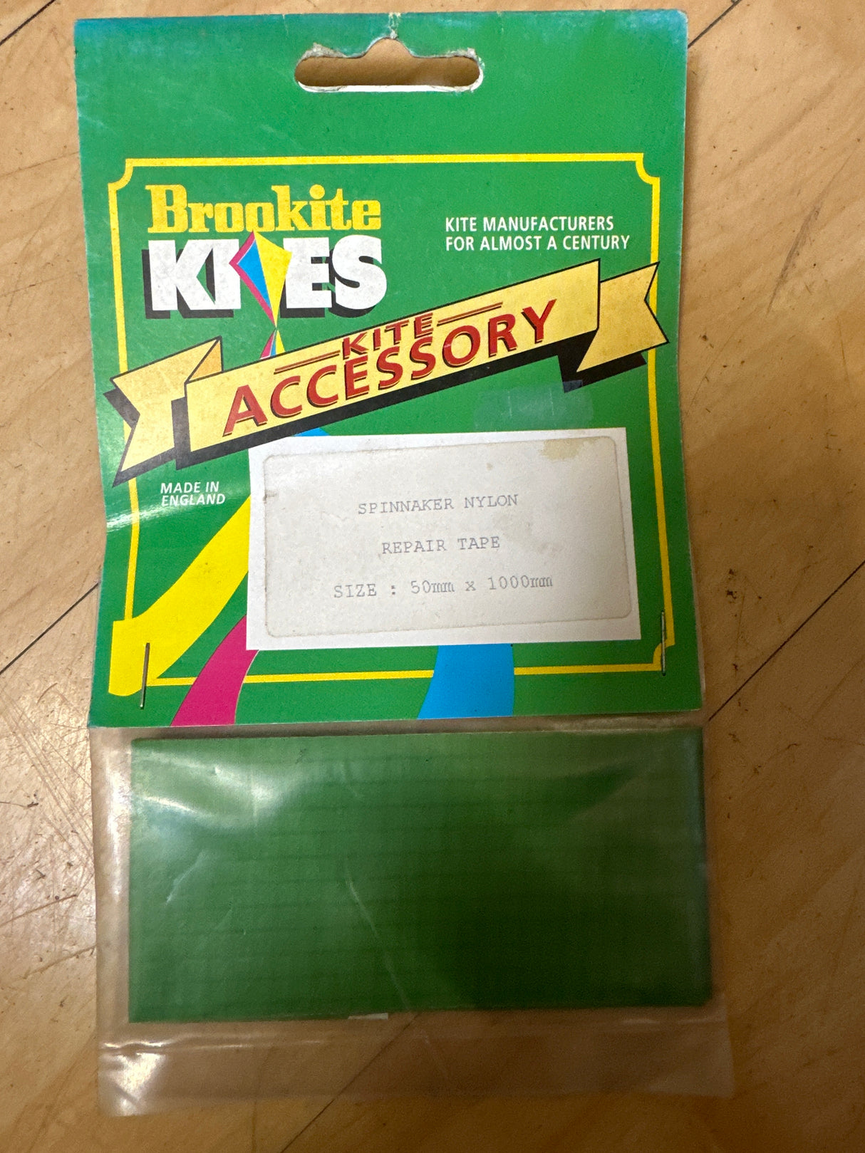 Brookite Kites Spinnaker Nylon Repair Tape Green 50mm x 1000mm