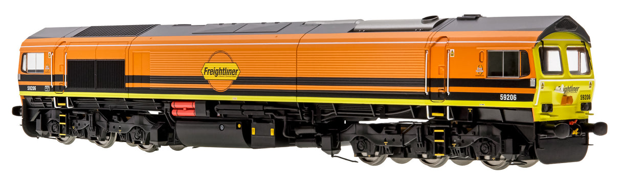 4D-005-008 Class 59 59206 Freightliner Orange John F Yeoman