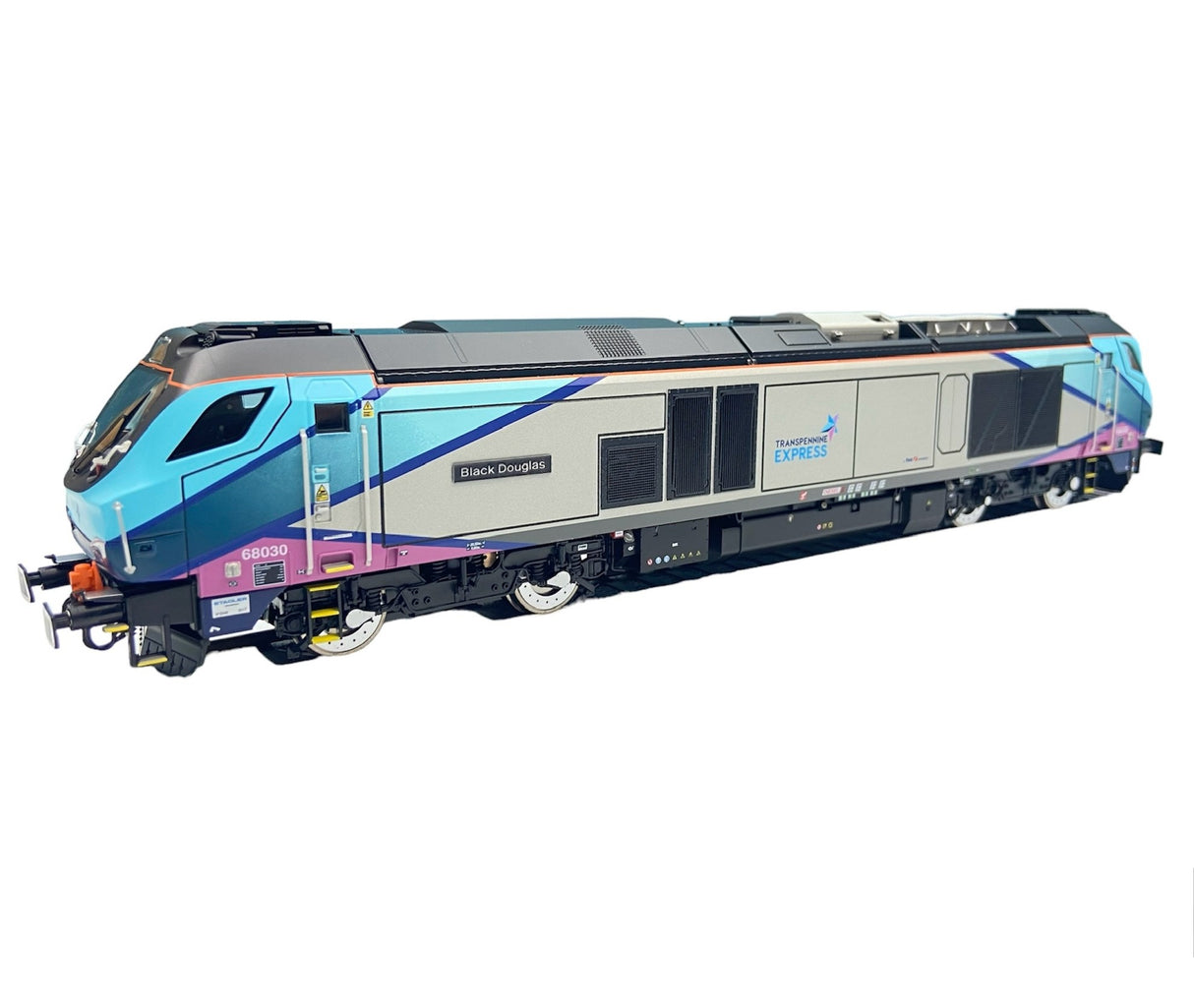 Class 68 Black Douglas 68030 Transpenine Express DCC Fitted