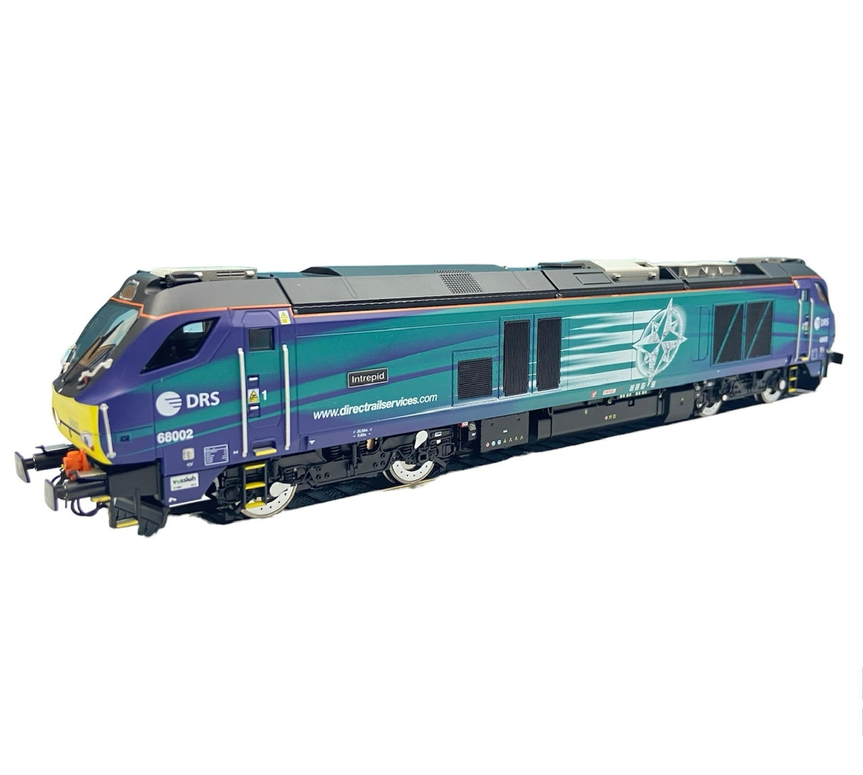 Class 68 Intrepid 68002 Compass new DRS Logo DCC Fitted