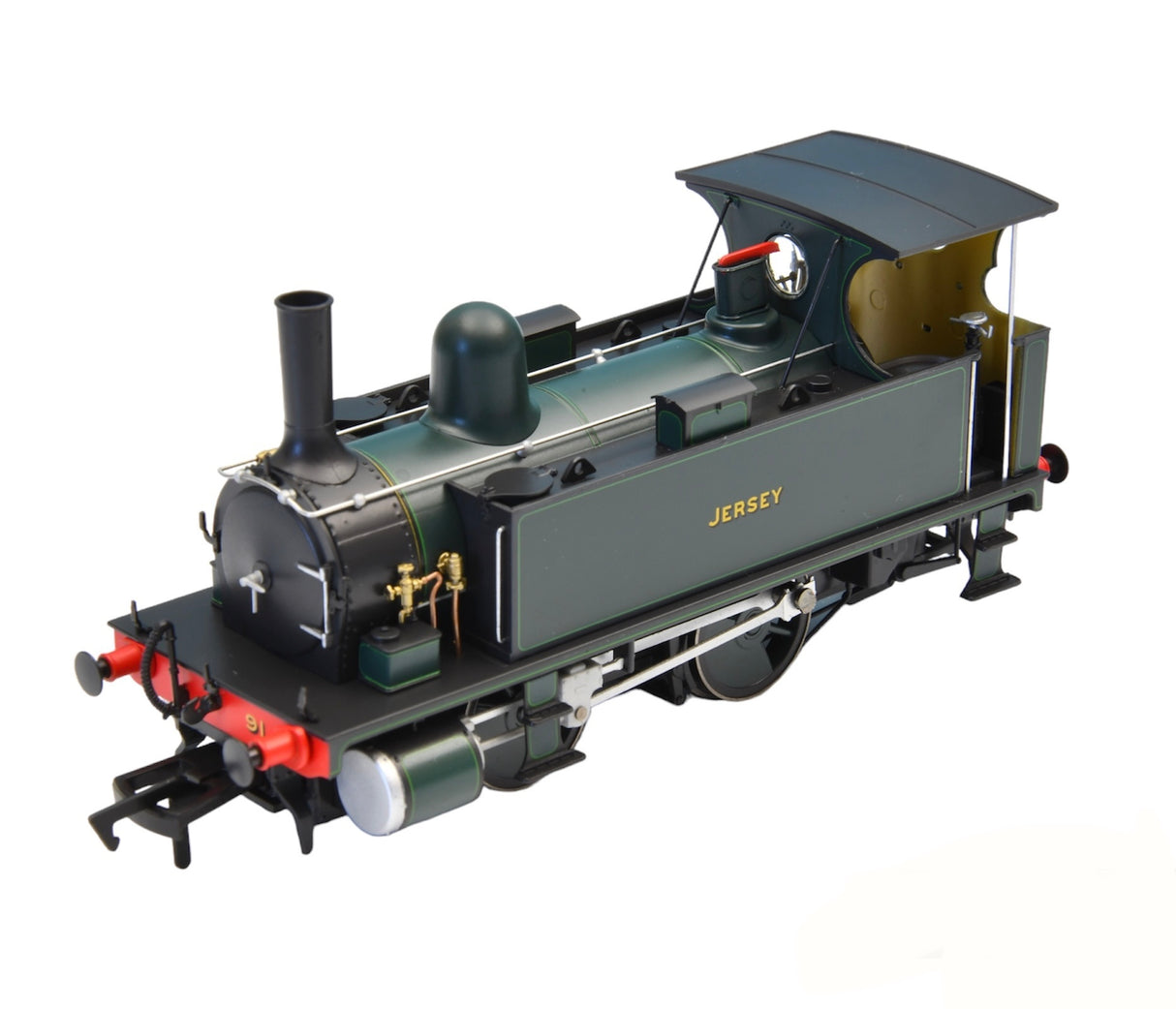 B4 0-4-0T Lined Dark Green Jersey 91