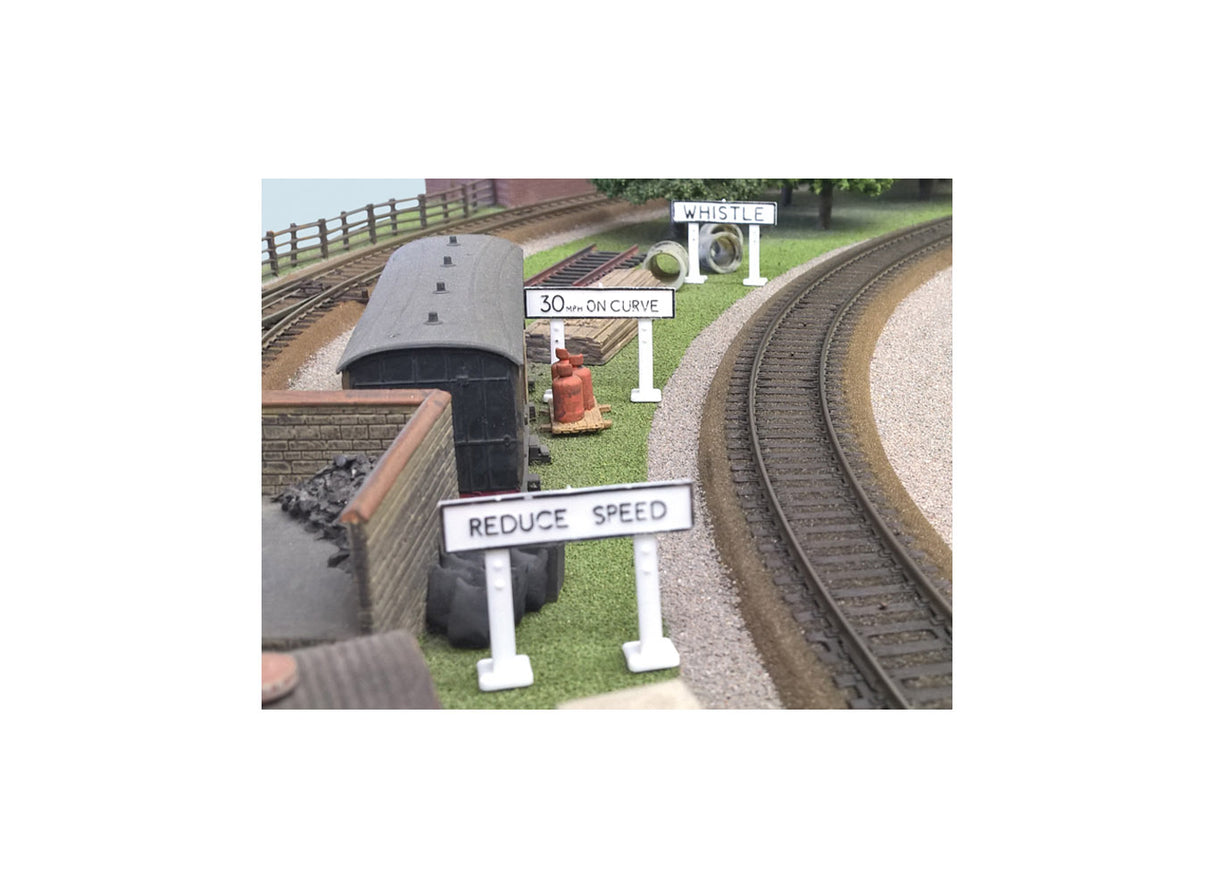 Model Scene Track Signs 00/H0