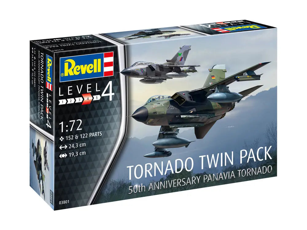 Revell 1/72 Tornado Twin Pack - 50th Anniversary of Panavia Tornado Kit 03801