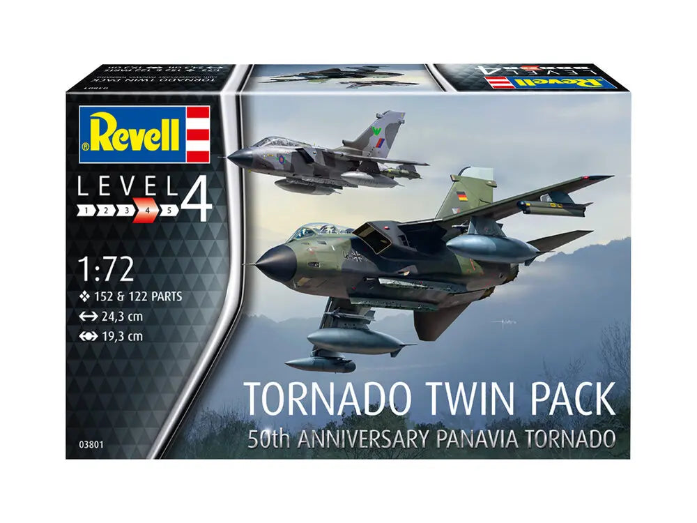 Revell 1/72 Tornado Twin Pack - 50th Anniversary of Panavia Tornado Kit 03801