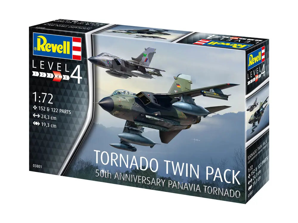 Revell 1/72 Tornado Twin Pack - 50th Anniversary of Panavia Tornado Kit 03801