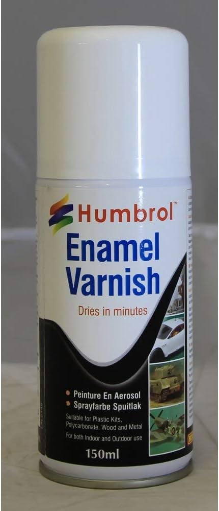 Humbrol Sprays No 135 Enamel Satin Varnish AD6999