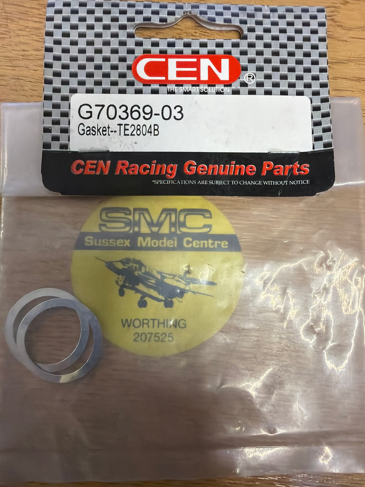 CEN RC car Spares Gasket TE2804B 2 pcs G70369-03 (Box 92)