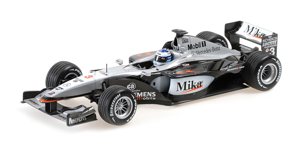 Minichamps Die Cast Collectables - 1:18 McLaren Mercedes MP4/16 - Mika Hakkinen - 2001