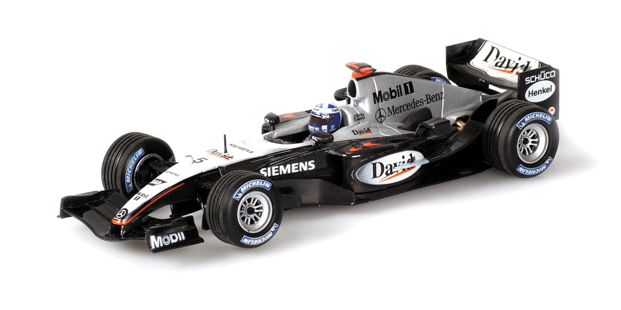 Minichamps Die Cast Collectables - 1:43 Mclaren Mercedes MP4/19 - David Coulthard 2004
