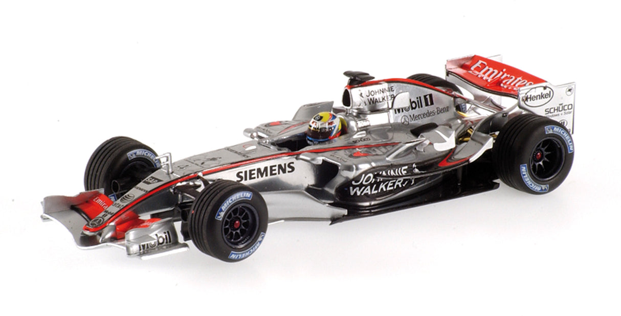 Minichamps Die Cast Collectables - 1:43 Mclaren Mercedes MP4/21 - Juan Pablo Montoya - 2006