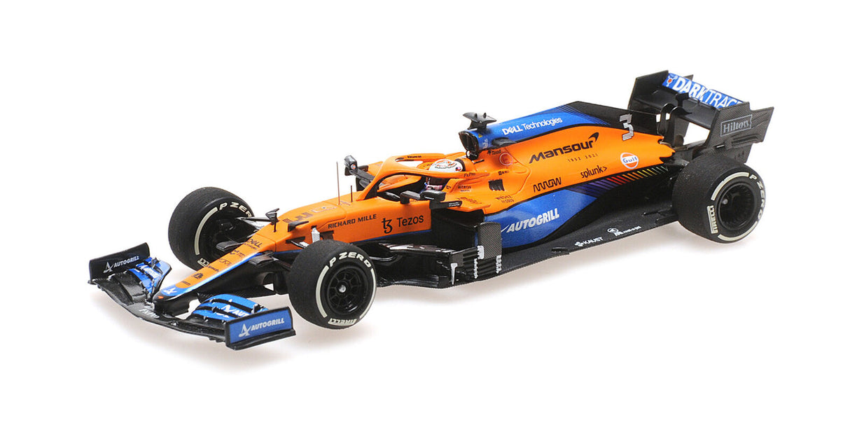 Minichamps Die Cast Collectables - 1:43 Mclaren F1 Team MCL35M - Daniel Ricciardo - French GP 2021