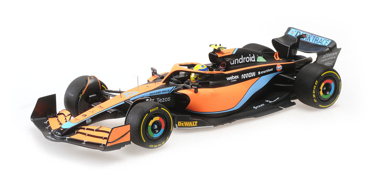 Minichamps Die Cast Collectables - 1:18 Mclaren F1 Team MCL36 - Lando Norris - Bahrain GP 2022