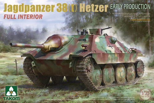 Takom 1/35 Jagdpanzer 38 (t) Hetzer (Early Production) Kit 2170X