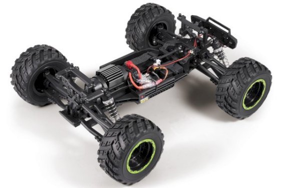 BLACKZON Smyter MT 1/12 4WD Electric Monster Truck - Green 540110