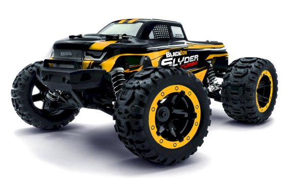 HPI BlackZon Slyder MT Turbo 1/16 4WD 2S Brushless Stadium Truck -Yellow
