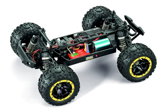 HPI BlackZon Slyder MT Turbo 1/16 4WD 2S Brushless Stadium Truck -Yellow