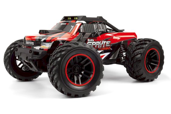 BLACKZON Spryte ST Turbo 1/20 4WD Brushless Monster Truck – Red 540290