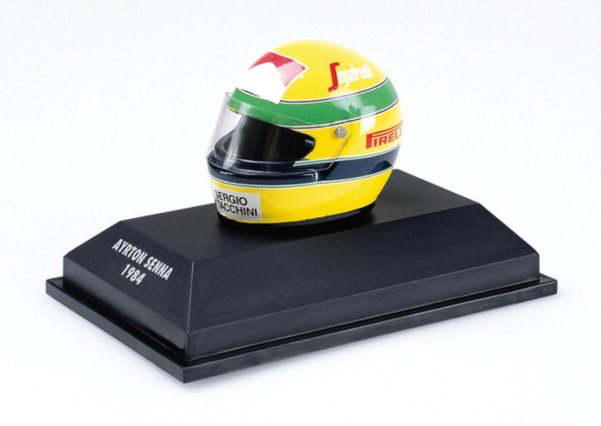 Minichamps Die Cast Collectables - 1:10 1984 Helmet - Ayrton Senna
