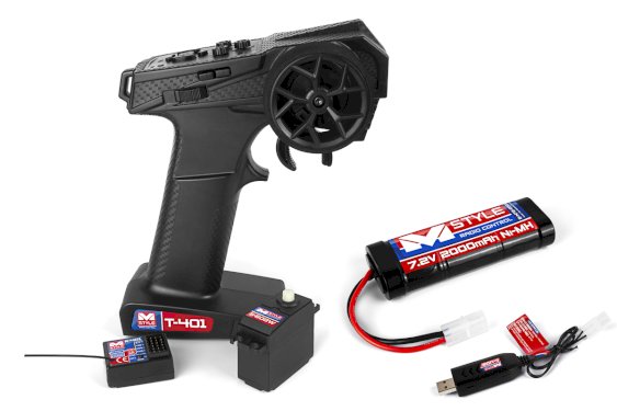 Mstyle R/C Set - Radioset - Servo - Battery and Charger
