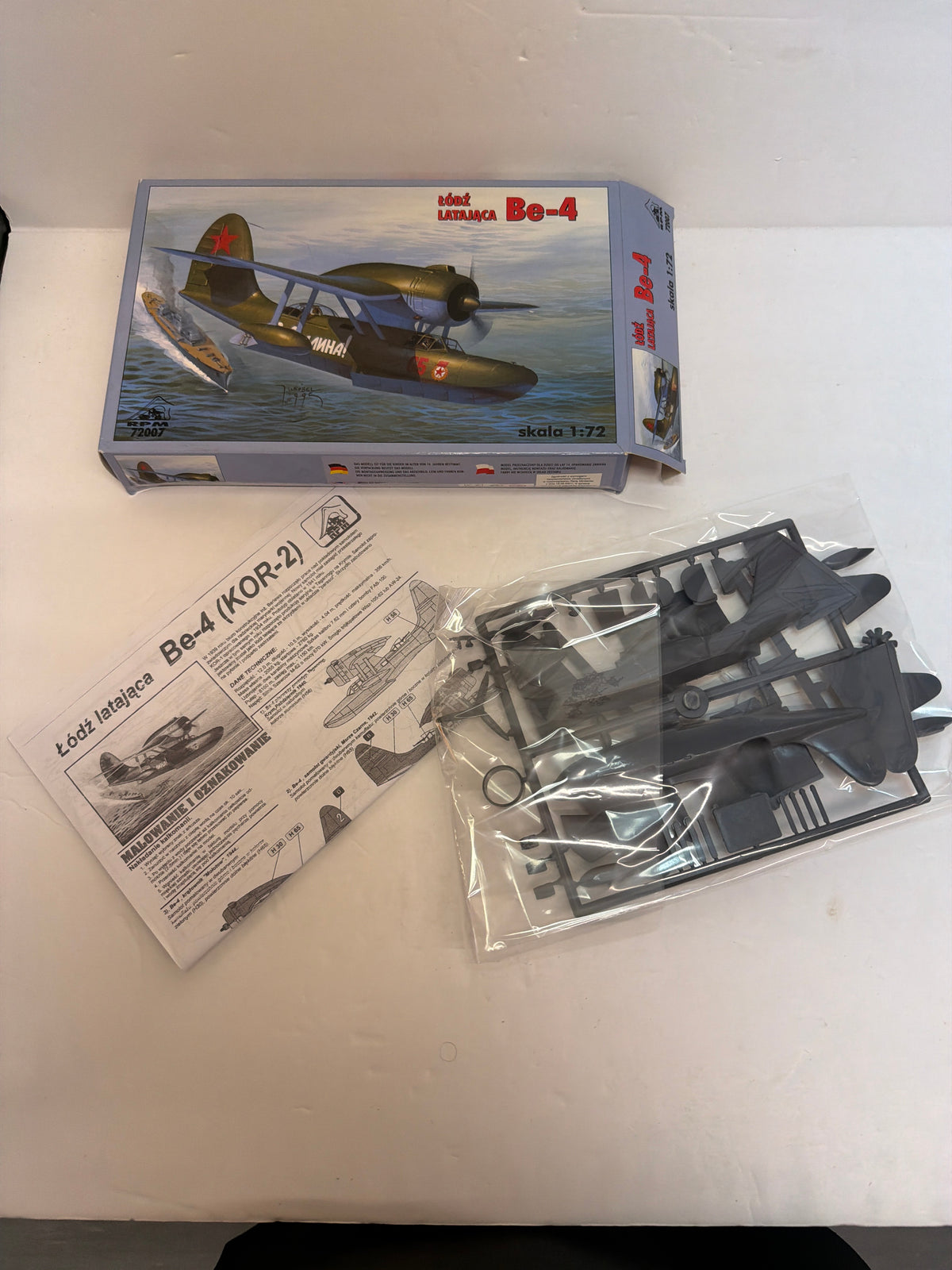 RPM 72007 Beriev Be-4 (KOR-2) Soviet Flying Boat — 1:72 Plastic model aircraft kit