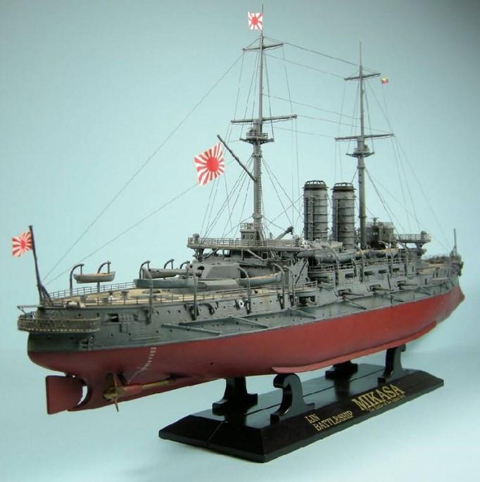 Hasegawa 1:350 IJN Battleship Mikasa The Battle Of The Japanese Sea Kit HAZ21 - FOR PRE-ORDER - DUE JUNE 2025